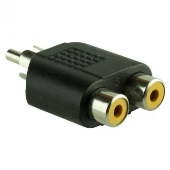 RCA Erkek 2 RCA Dişi Çevirici Jack