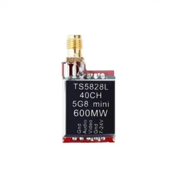 TS5828L 5.8G 600mW 40CH Mini AV FPV Verici FPV Görüntü Aktarıcı (Ekranlı)