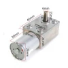 Jgy370 Dc 12v 18 Rpm Reduktorlu Motor 2 Yonde Donme L Tip  Yuksek Tork Metal Disli