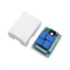 Qiachip KR1204-4 Evrensel Kablosuz Uzaktan Kumanda Anahtarı DC12V 4CH röle Alıcı Modülü 433 Mhz