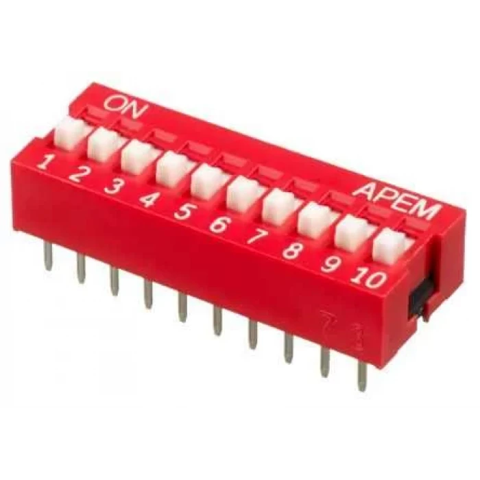 10 lu Dip Switch 2.54mm ON-OFF