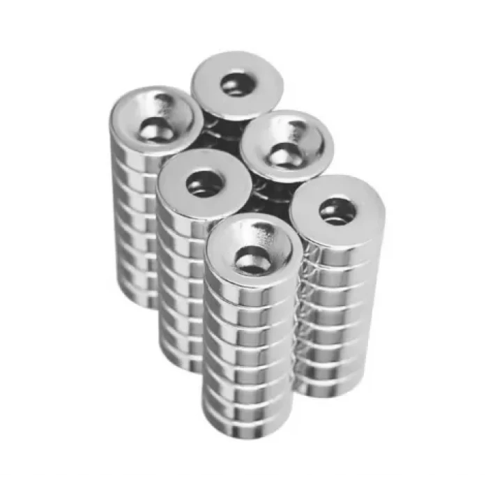 12x5 Havşa Delikli Neodyum Mıknatıs