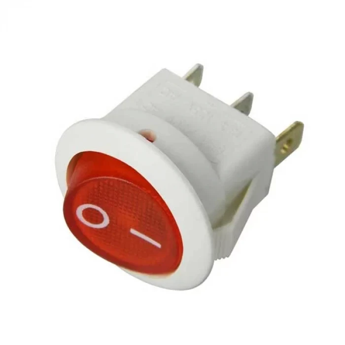 16mm Işıklı ON-OFF Anahtar Switch 3P