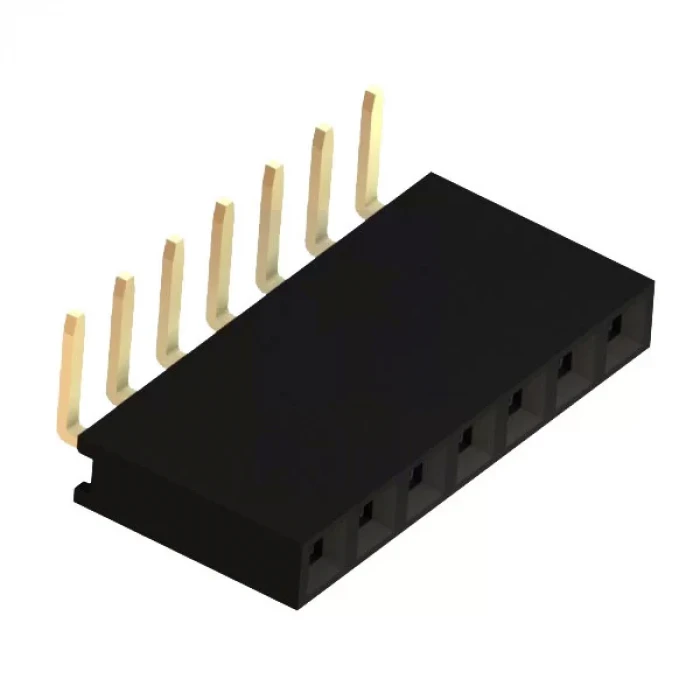 1x7 Pin Header 90 Derece - DİŞİ