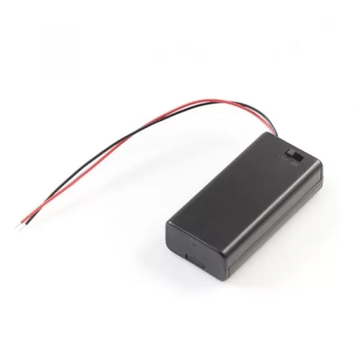 2-li AA Anahtarlı Kutulu Kalem Pil Yuvası