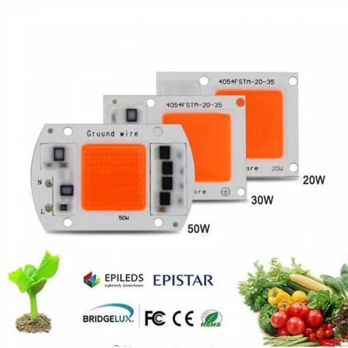 220V 20W Full Spektrum Power COB Grow Led