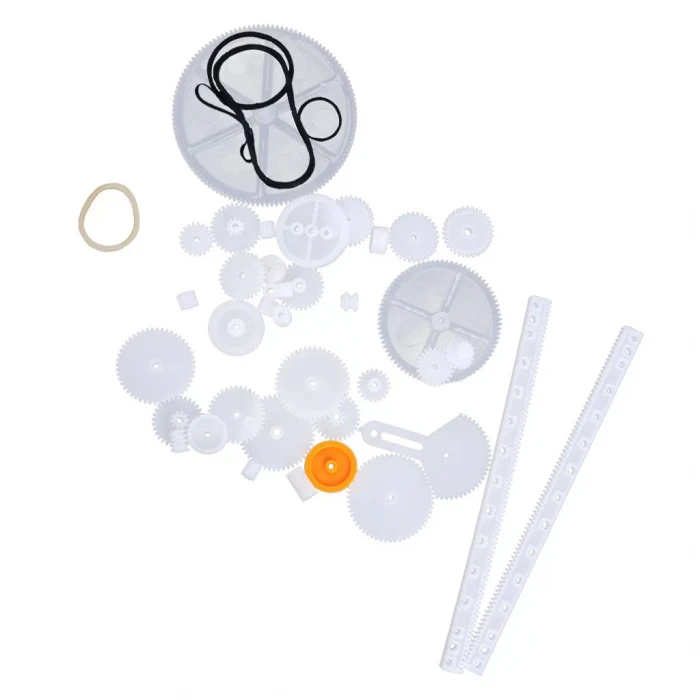 34 Parça Plastik Dişli Seti - Robot Uygulamaları İçin