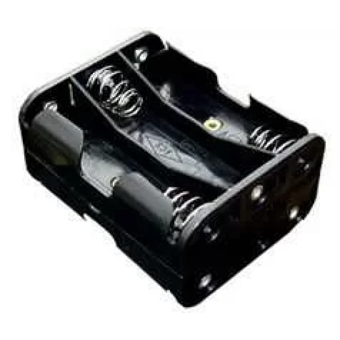 6-lı AA Kalem Pil Yuvası - Çift Yönlü