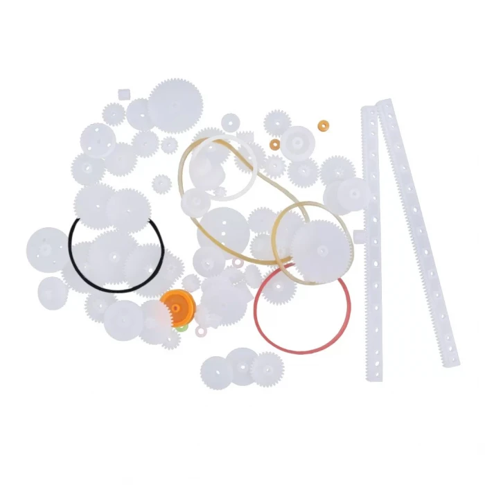 75 Parça Plastik Dişli Seti - Robot Uygulamaları İçin