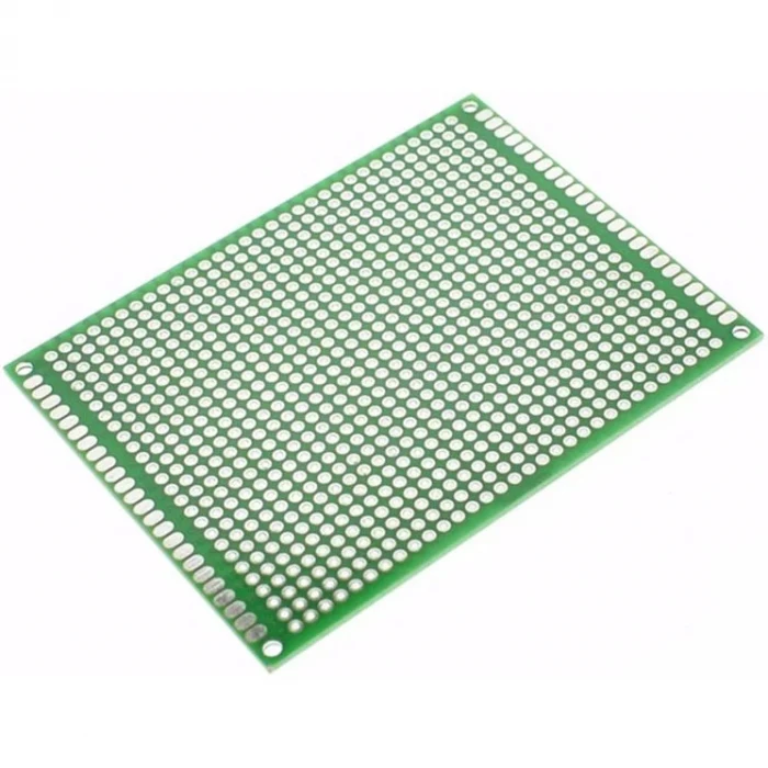 7x9 cm Çift Yüzlü Delikli Pertinaks Plaket