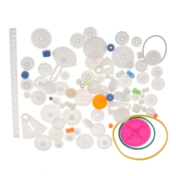85 Parça Plastik Dişli Seti - Robot Uygulamaları İçin