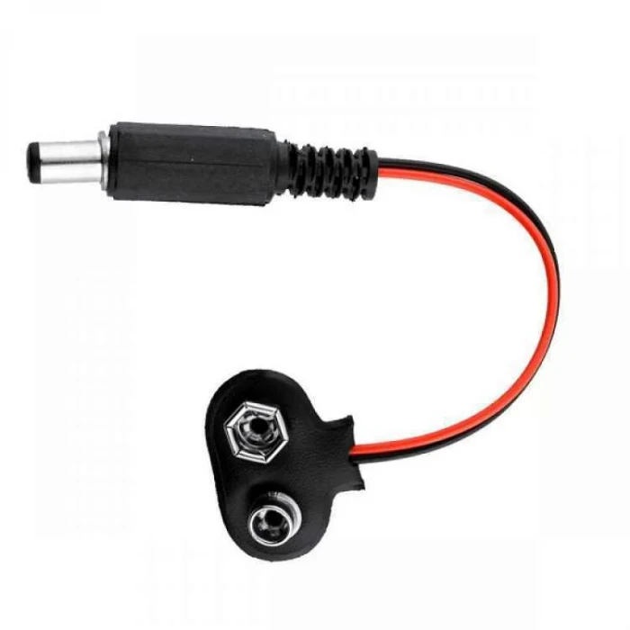 9V Pil Soketi - Konnektörlü