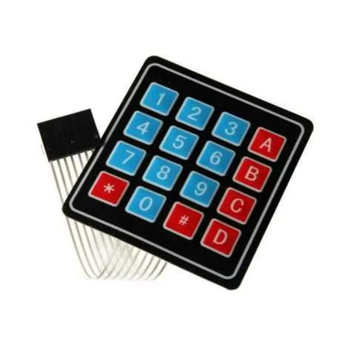 Arduino 4x4 Membran Matrix Keypad 16 buton Tuş Takımı