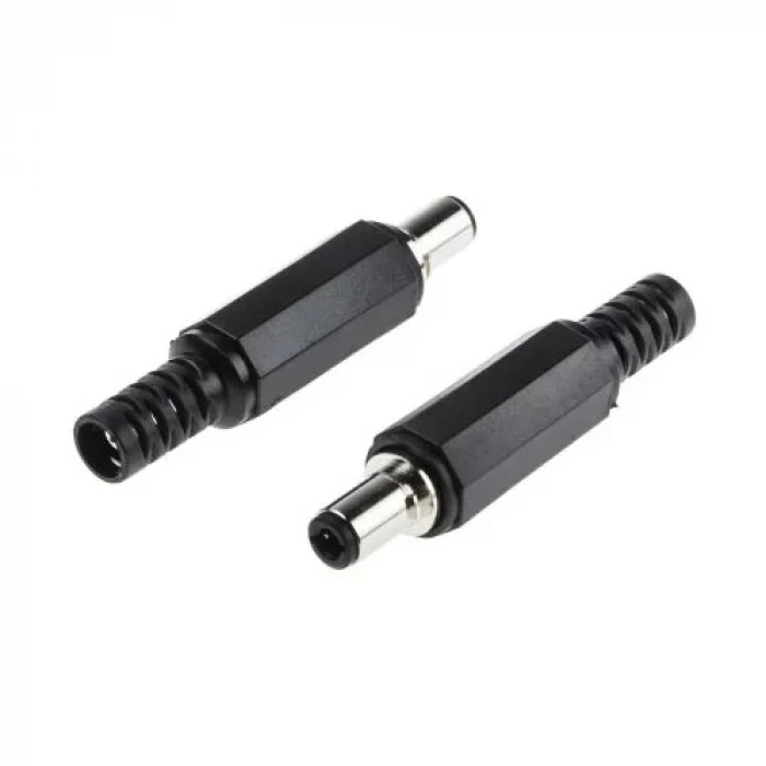 Barrel Jak Erkek DC Konnektör Girişi 5.5 x 2.1 mm KISA