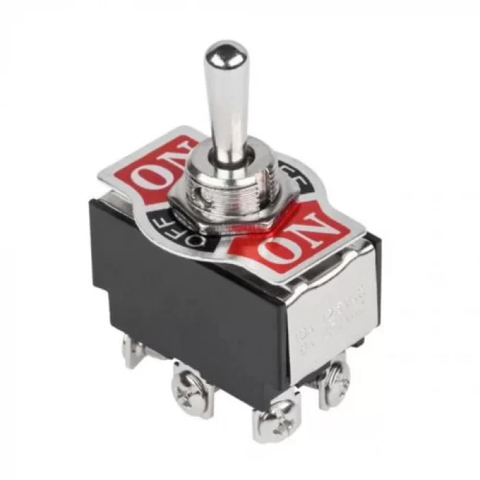 Büyük Toggle Anahtar ON OFF ON Switch 6P 250V 6A