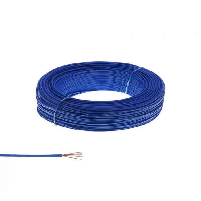Çok Damarlı Zil Teli - Montaj Kablosu (1 metre) MAVi kablo