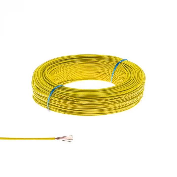 Çok Damarlı Zil Teli - Montaj Kablosu (1 metre) SARI kablo