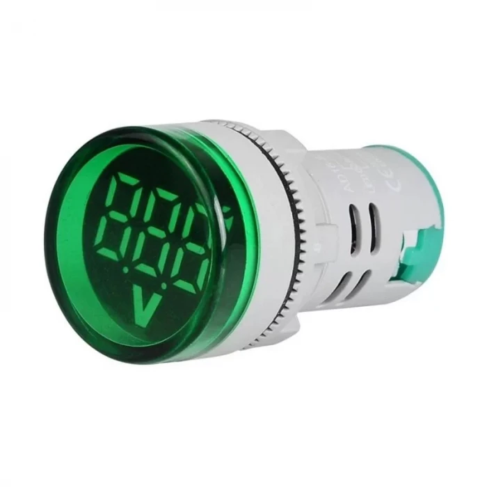 Dijital AC Voltmetre Modülü 60-500V - YEŞİL