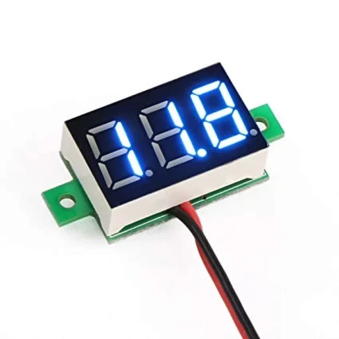 Dijital Mini DC Voltaj Göstergesi Voltmetre MAVi Display 4-30V