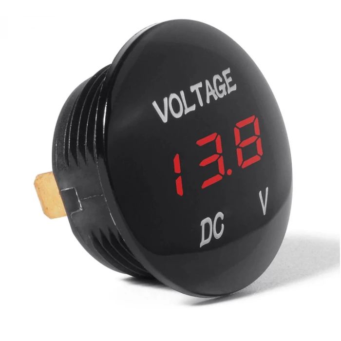 Dijital Voltaj Göstergesi 6-30V Kırmızı