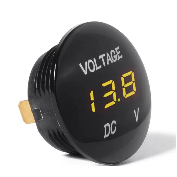 Dijital Voltaj Göstergesi 6-30V Sarı