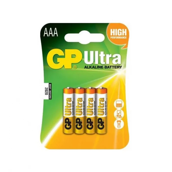 GP 24AU3 AAA İnce Alkalin Pil - Dörtlü Paket