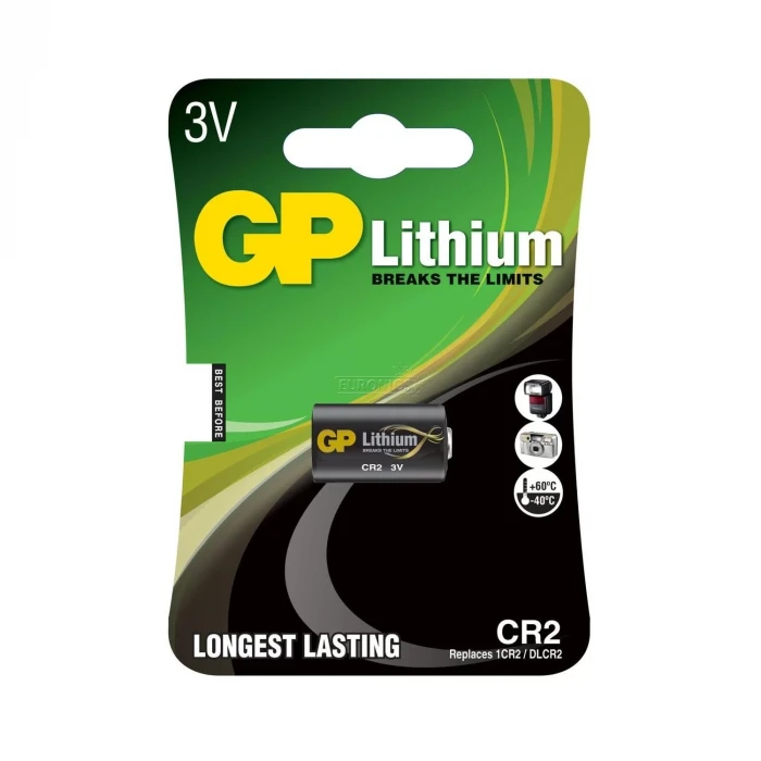 GP CR2 3V Lityum Fotoğraf Makinesi Pili