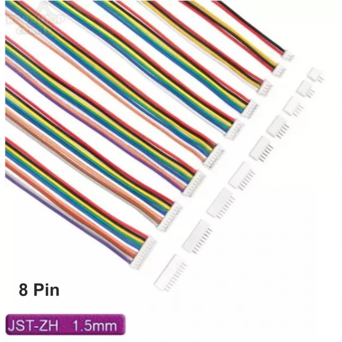 JST-ZH 1.5mm 8 pin Konnektör 8P