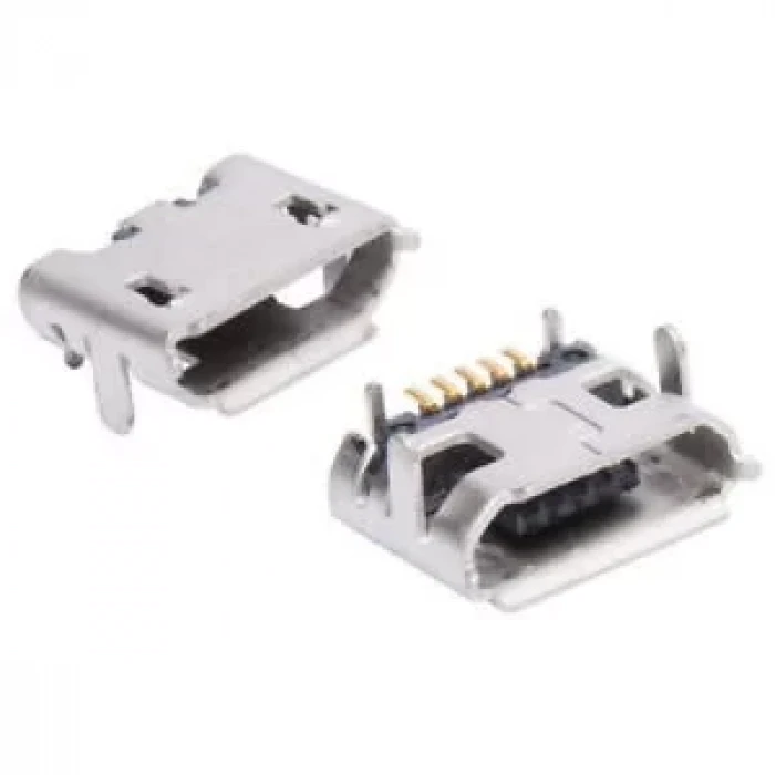 Mikro USB Girişi Dişi jak soketi 180 derece