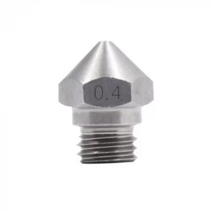 MK10 Paslanmaz Çelik Nozzle 0.4 mm 3D Printer 1.75mm Extruder