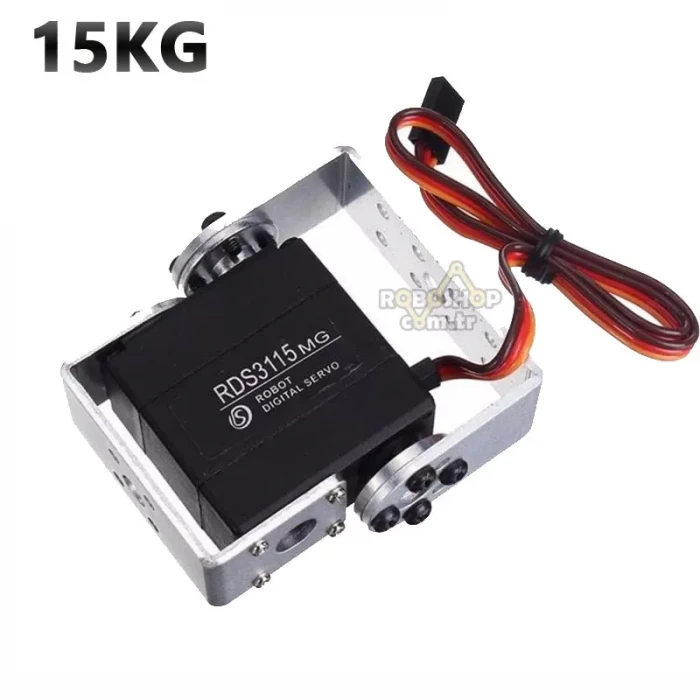 RDS3115 Servo Motor - 15Kg RDS3115MG Robot Motoru Seti