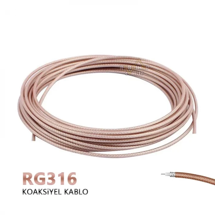 RG-316 Koaksiyel Kablo - RG316 Coaxial Cable