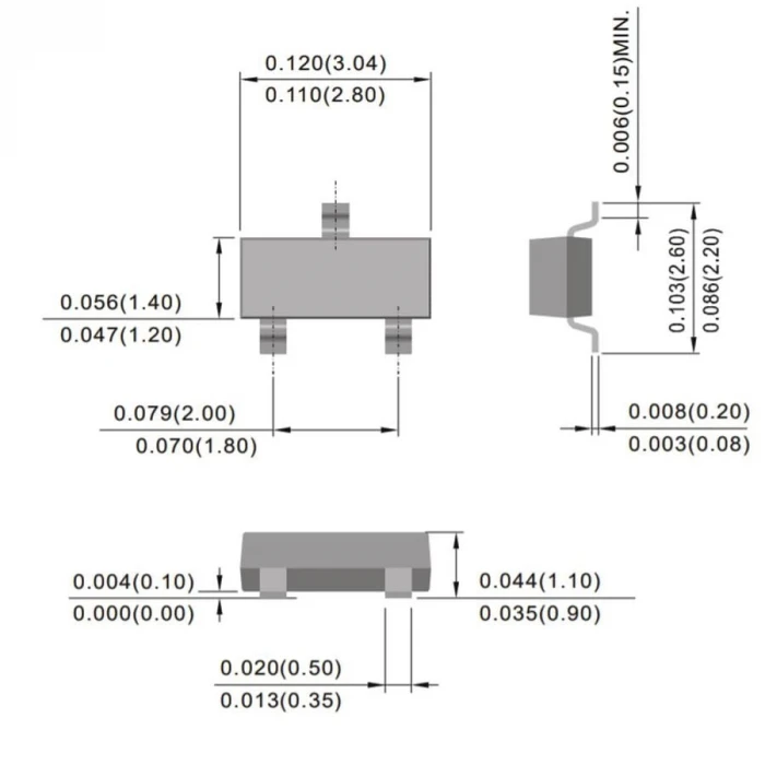 S8050 J3Y SMD Transistör