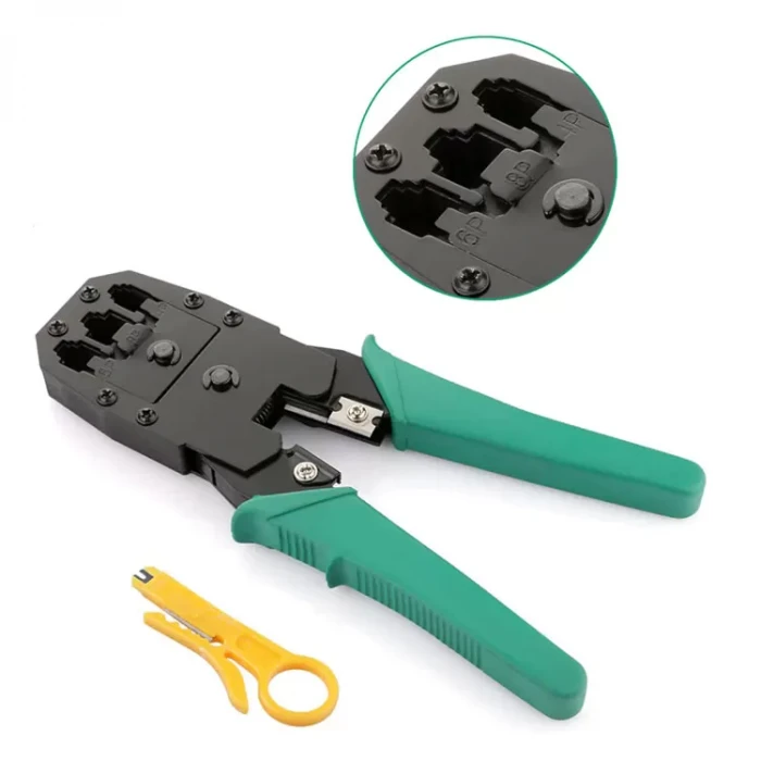 Sıkma Pensesi RJ11 RJ45 4P/6P/8P 1. Kalite