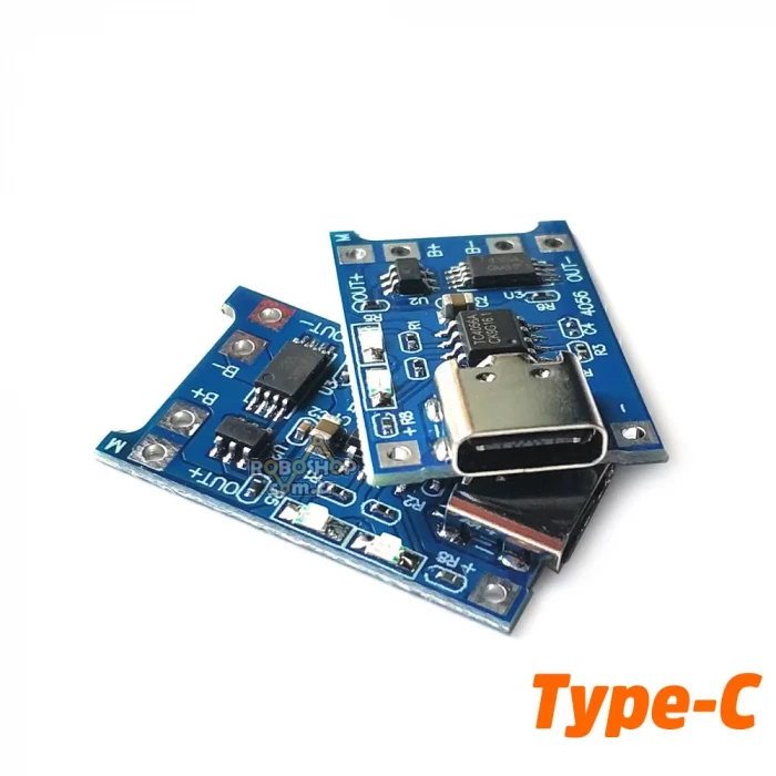 TP4056 Type-C USB Korumalı Lityum Lipo Batarya Şarj Modülü Devresi
