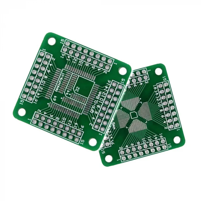 TQFP 32 / 44 / 64 SMD to DIP Dönüştürücü PCB Adaptör