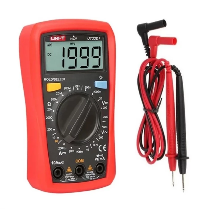 Unit UT33D+ 600v 10A Dijital Multimetre