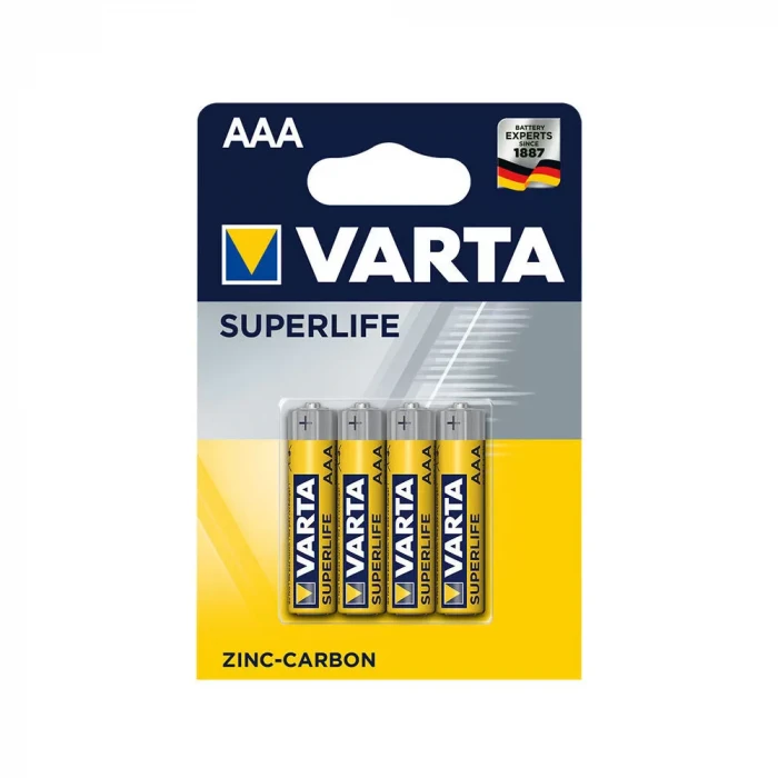 Varta Superlife AAA İnce Kalem Pil (4 adet) Varta-R03