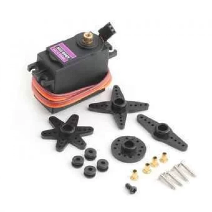 Yüksek Torklu MG995 Servo Motor ve Dişli Seti - 360 derece