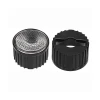 1W 3W 5W Power LED Mercek Buzlu Lens 60 Derece - SiYAH