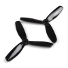 5045 Siyah ABS Pervane 3 Yaprak CW + CCW  Racing Drone Propeller