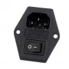 AC Power Supply Girişi (Güç Kaynağı) Konnektörü - Kulaklı - Sigortalı - Anahtarlı