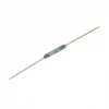 Altın Bacaklı Reed Röle Manyetik Anahtar - Reed Switch Sensörü - 28mm NO Açık Kontak
