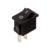 Mini On-Off Power Switch Anahtar 2P - SiYAH 15x10