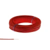 Tek Damarlı Zil Teli - Montaj Kablosu (1 metre) KIRMIZI kablo