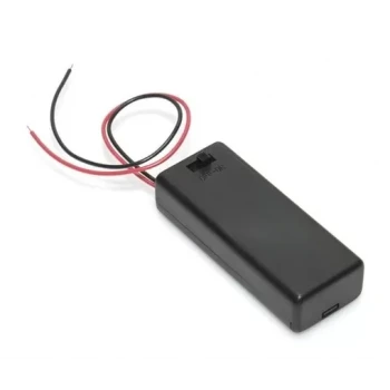 1-li AA Anahtarlı Kutulu Kalem Pil Yuvası Tekli