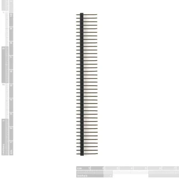 1x40 Uzun Pin Header - 15mm