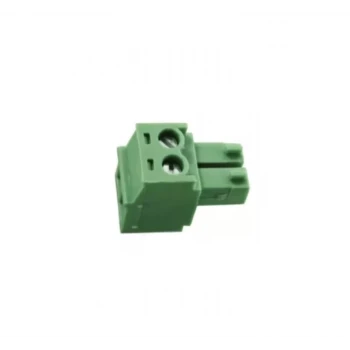 2 Pin 3.81mm Dişi Geçmeli - Yeşil Klemens