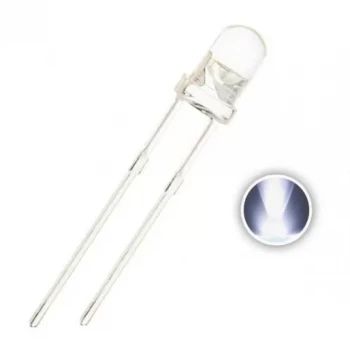 3mm LED Ultra Parlak 10000 - 12000 Mcd Beyaz