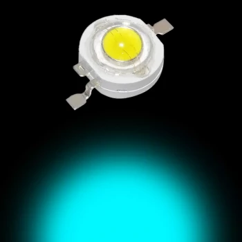 3W Power LED - Turkuaz Mavi